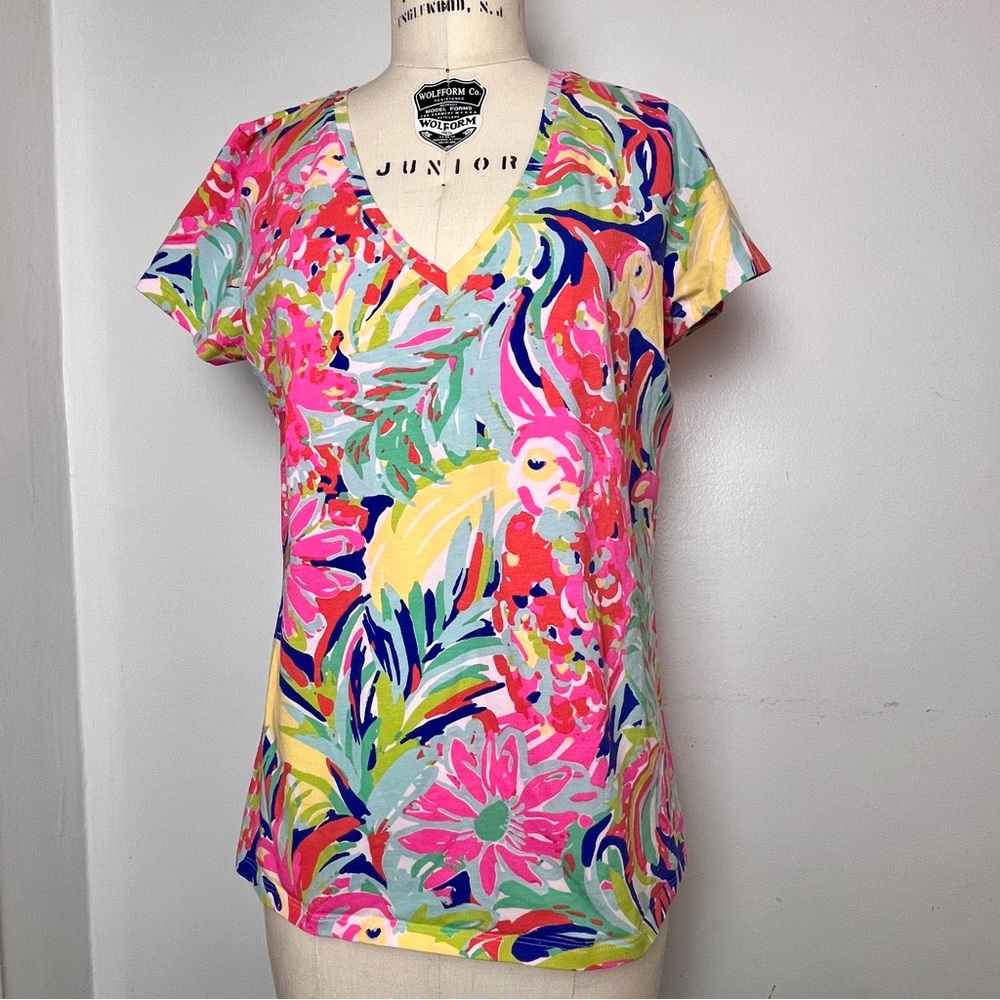 Sz. L Lilly Pulitzer Cotton Top